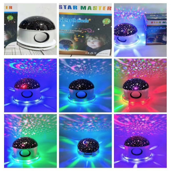 Lampa de veghe muzicala cu proiectie stele si luna, bluetooth [2]