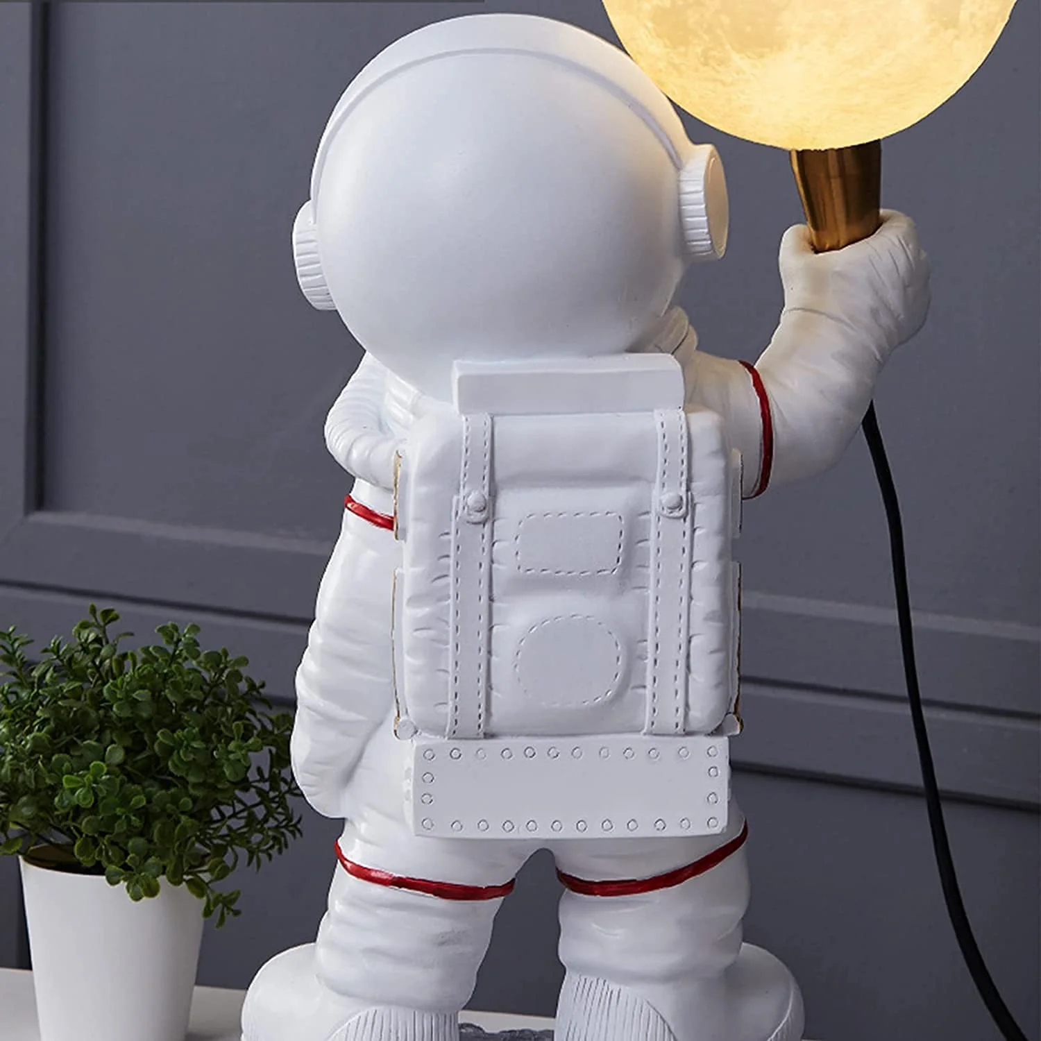 Lampa de Veghe pentru copii cu Veioza, Model astronaut, 41 x 20 cm [2]
