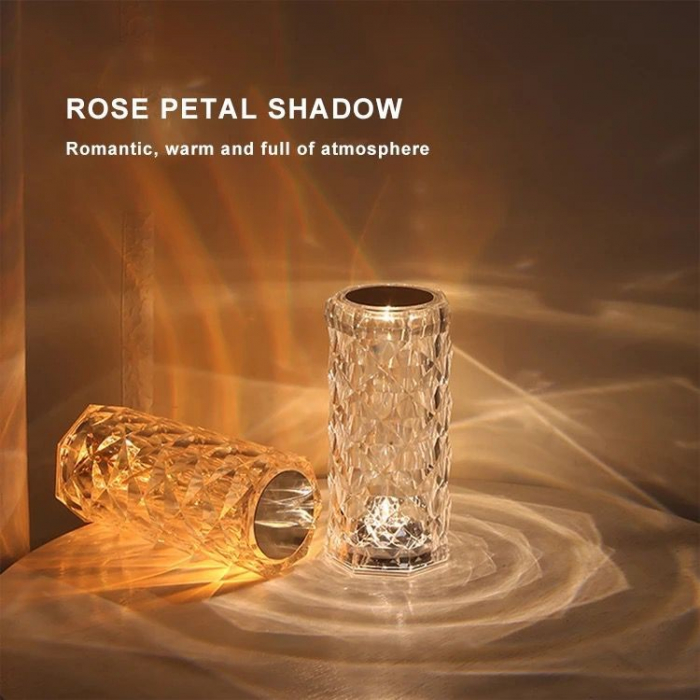 Lampa RGB Decorativa de masa cu Led, Crystal Touch [7]