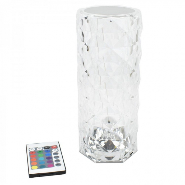 Lampa RGB Decorativa de masa cu Led, Crystal Touch [11]
