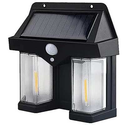 Lampa solara de perete dubla cu Senzor de miscare si 3 moduri iluminare [2]