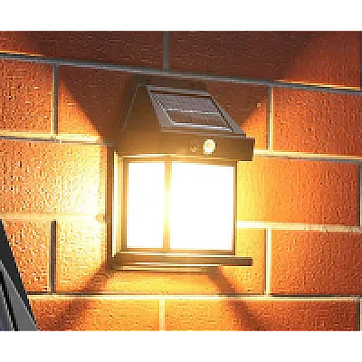 Lampa solara de perete dubla cu Senzor de miscare si 3 moduri iluminare [3]