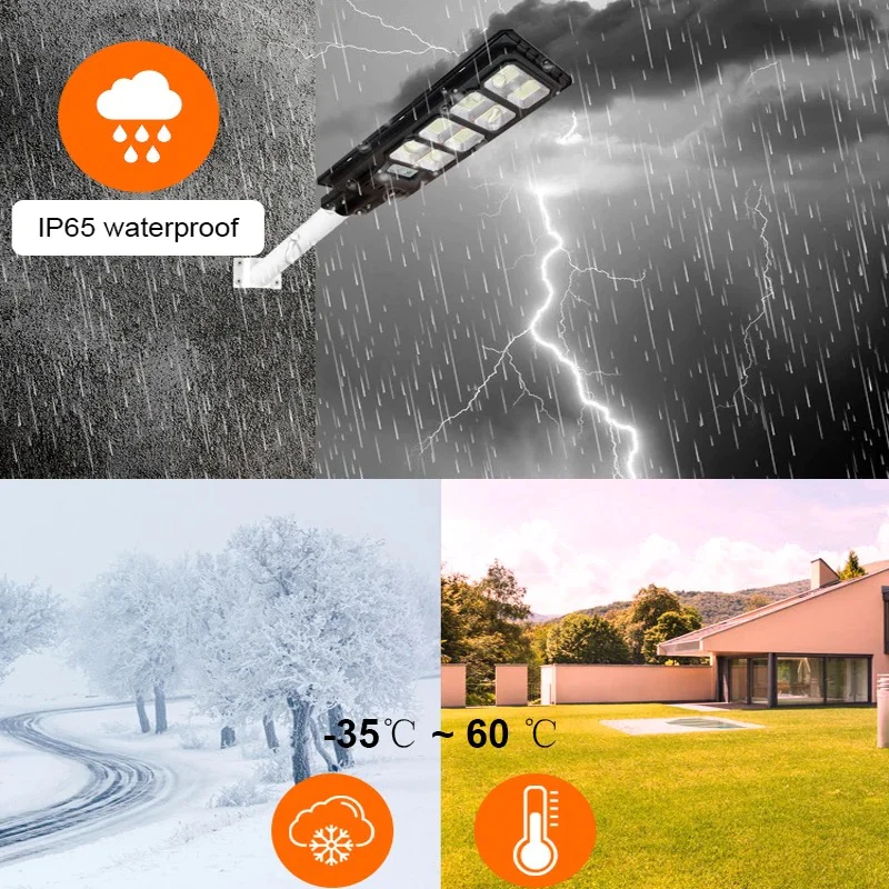 Lampa Solara Jortan 100W/150W/180W/200W/300W/400W cu Telecomanda si Picior Metalic [4]