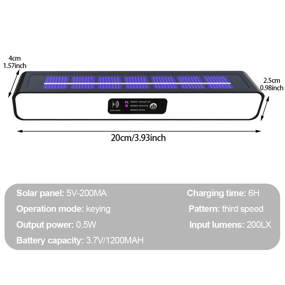 Lampa solara LED de exterior cu 3 moduri de prindere, Waterproof, senzor de miscare [17]