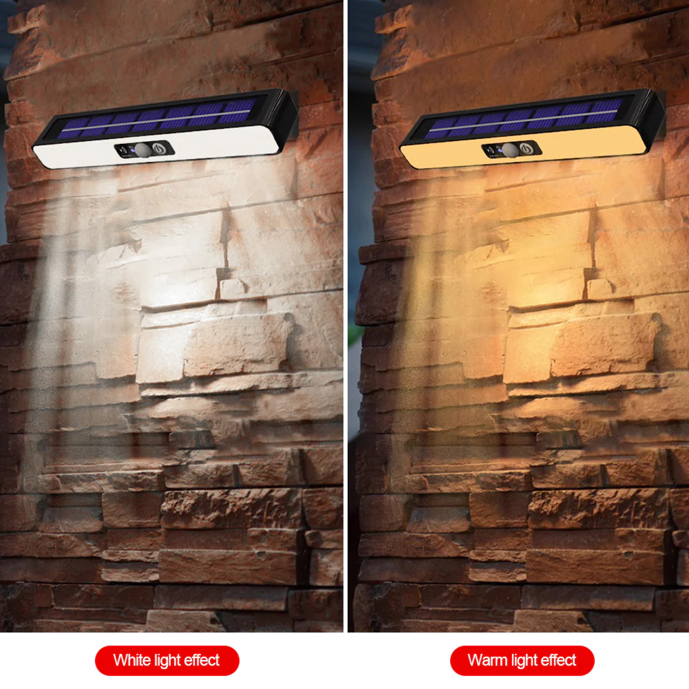 Lampa solara LED de exterior cu 3 moduri de prindere, Waterproof, senzor de miscare [2]