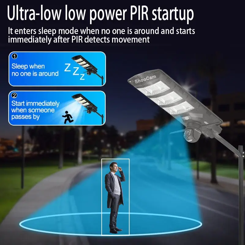 Lampa Solara 2 in 1 cu Camera 4G de Supraveghere Incorporata, Conexiune Cartela Sim, Senzor de Miscare, Infrarosu, Microfon si Difuzor, Rotativa [9]