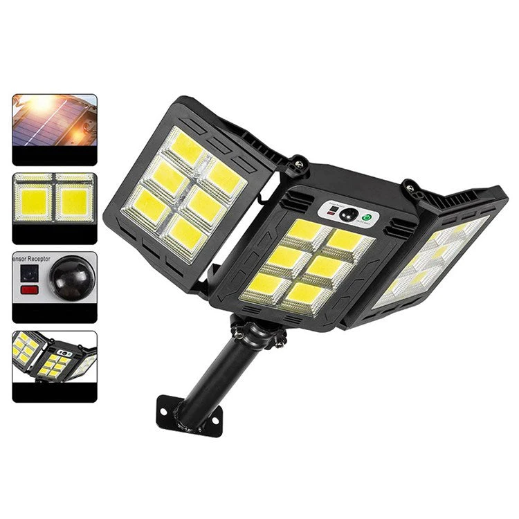 Lampa Solara Tripla cu Senzor de miscare si Telecomanda [3]