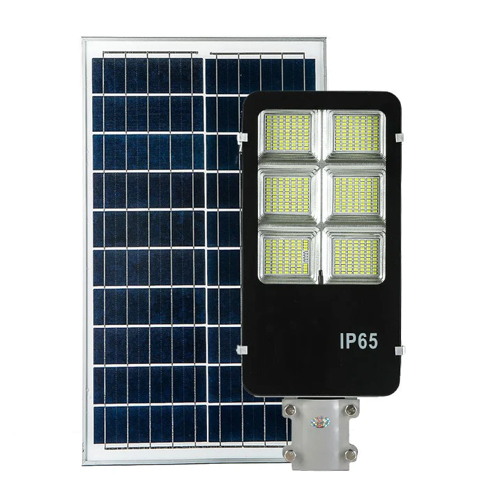 Lampa Stradala cu Incarcare Solara Jortan 300W/400W, Panou Solar Separat, Telecomanda, Suport Metalic [2]