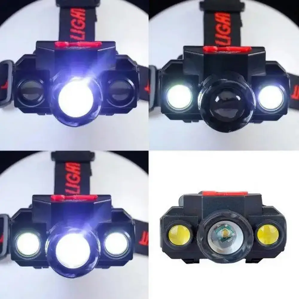 Lanterna frontala de cap cu 3 LED-uri KX-1805, 180 lumeni [2]