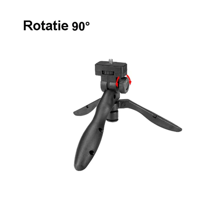 Lanterna puternica, 500 m, cu incarcare USB, si functie PowerBank Baterie Externa, Varianta MARE, trepied CADOU [6]