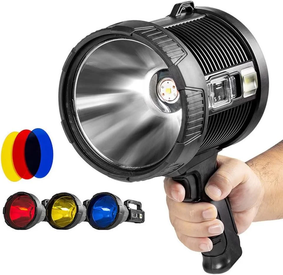 Lanterna solara Led, portabila, 6 moduri de lumina, 3 filtre de culoare [1]