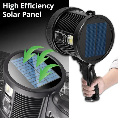 Lanterna solara Led, portabila, 6 moduri de lumina, 3 filtre de culoare [11]