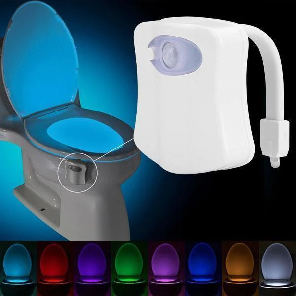Led pentru vasul de toaleta cu senzor infrarosu de miscare si 8 lumini [4]
