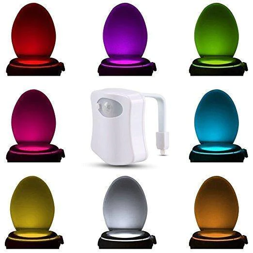 Led pentru vasul de toaleta cu senzor infrarosu de miscare si 8 lumini [3]