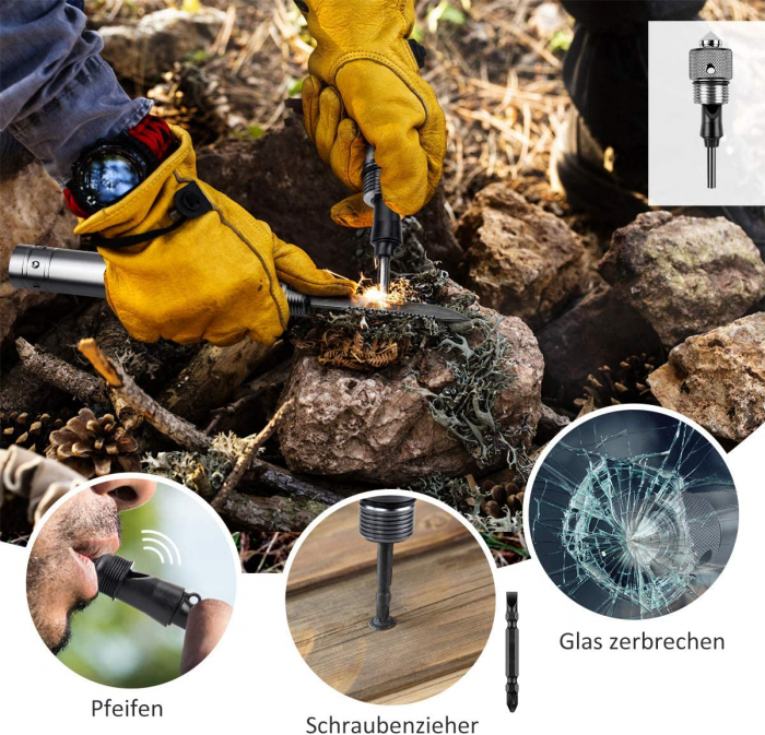 Lopata multifunctionala, pliabila, pentru camping / drumetii, din otel [4]