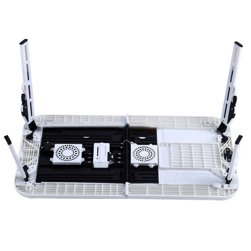 Masa laptop cu 2 coolere + suport pahar + mousepad, E-Table [4]