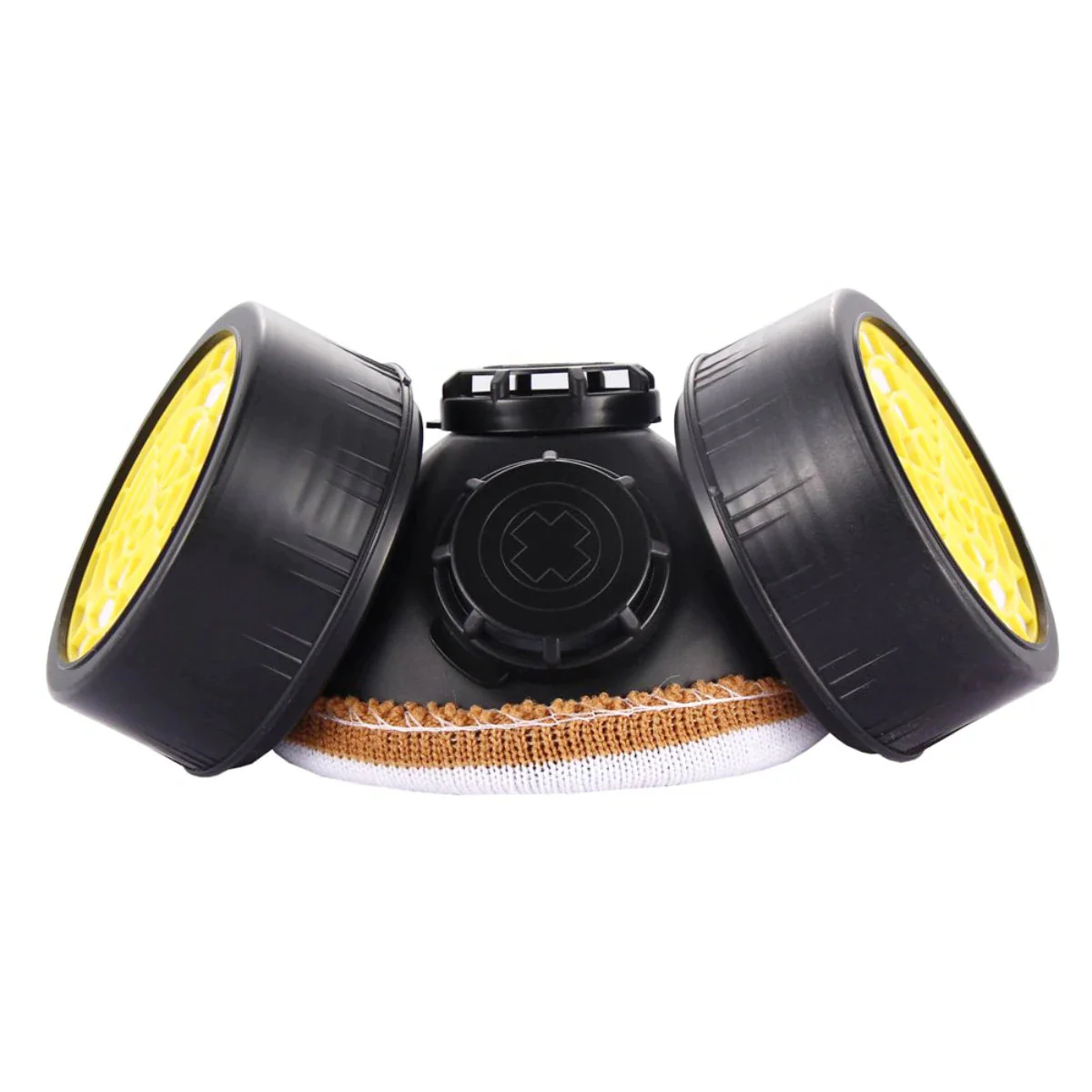 Masca de protectie, anti praf si vapori, anti-poluare, cu 2 filtre de carbon activ si ochelari [7]