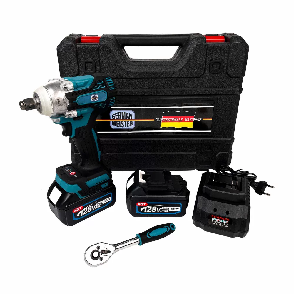 Masina de Impact si Insurubat German Meister cu 2 Acumulatori 24V, 6Ah + 38 Accesorii [2]