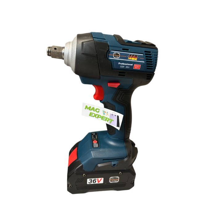 Masina de Insurubat cu Impact German Meister, cu 2 Acumulatori 36V 8Ah, Motor Brushless [5]