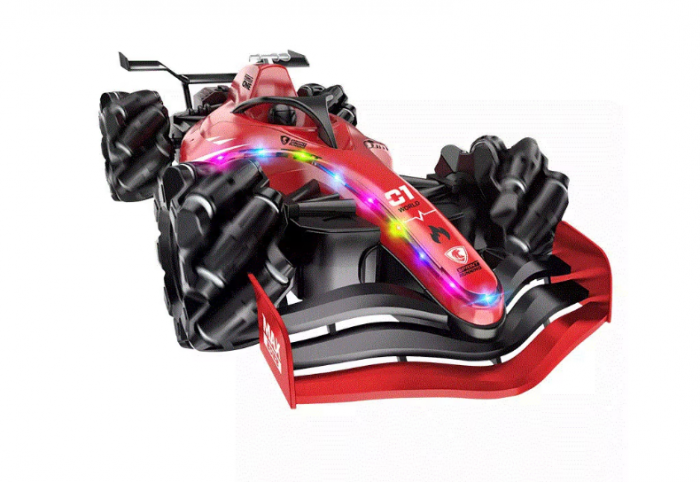 Masina de Jucarie cu Telecomanda F1 Din Plastic Andowl Q RC88 si spray abur [2]