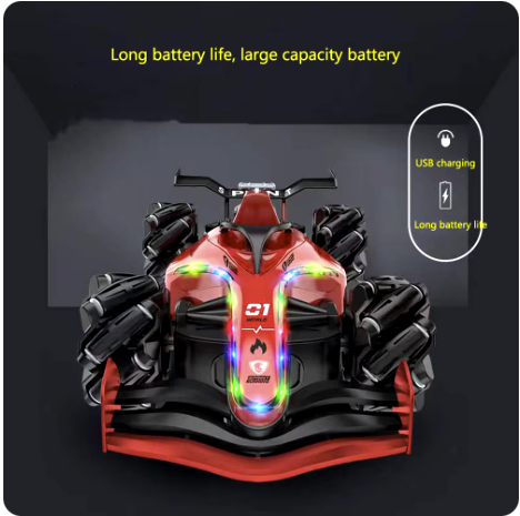 Masina de Jucarie cu Telecomanda F1 Din Plastic Andowl Q RC88 si spray abur [4]