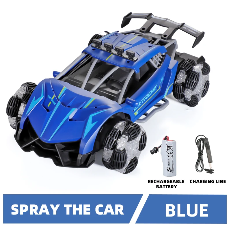 Masina de teren STUNT CAR cu telecomanda, 2.4g, Scara 1:12, Depasire obstacole, Scoate fum [5]