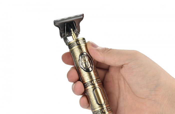 Masina de Tuns pentru Par si Barba, Incarcare USB, Autonomie 120 min, 3 adaptoare [8]