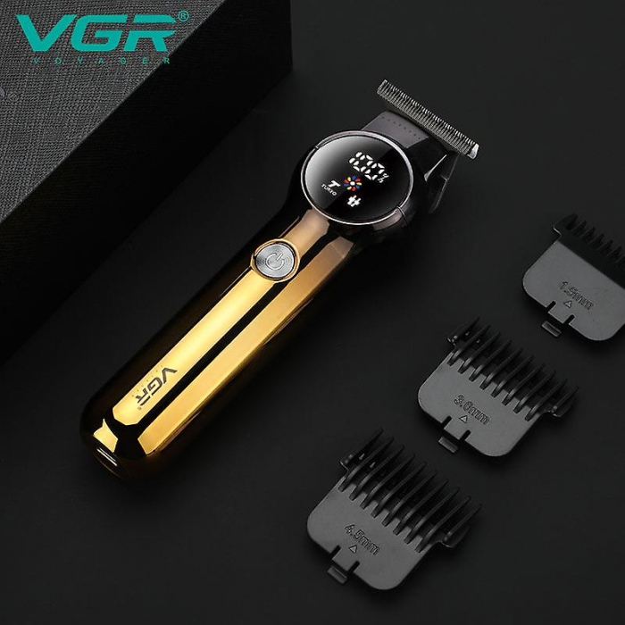 Masina de Tuns Pro VGR V-989, 3 capete - 1,5 mm, 3 mm, 4.5 mm, Fara fir, auriu [4]