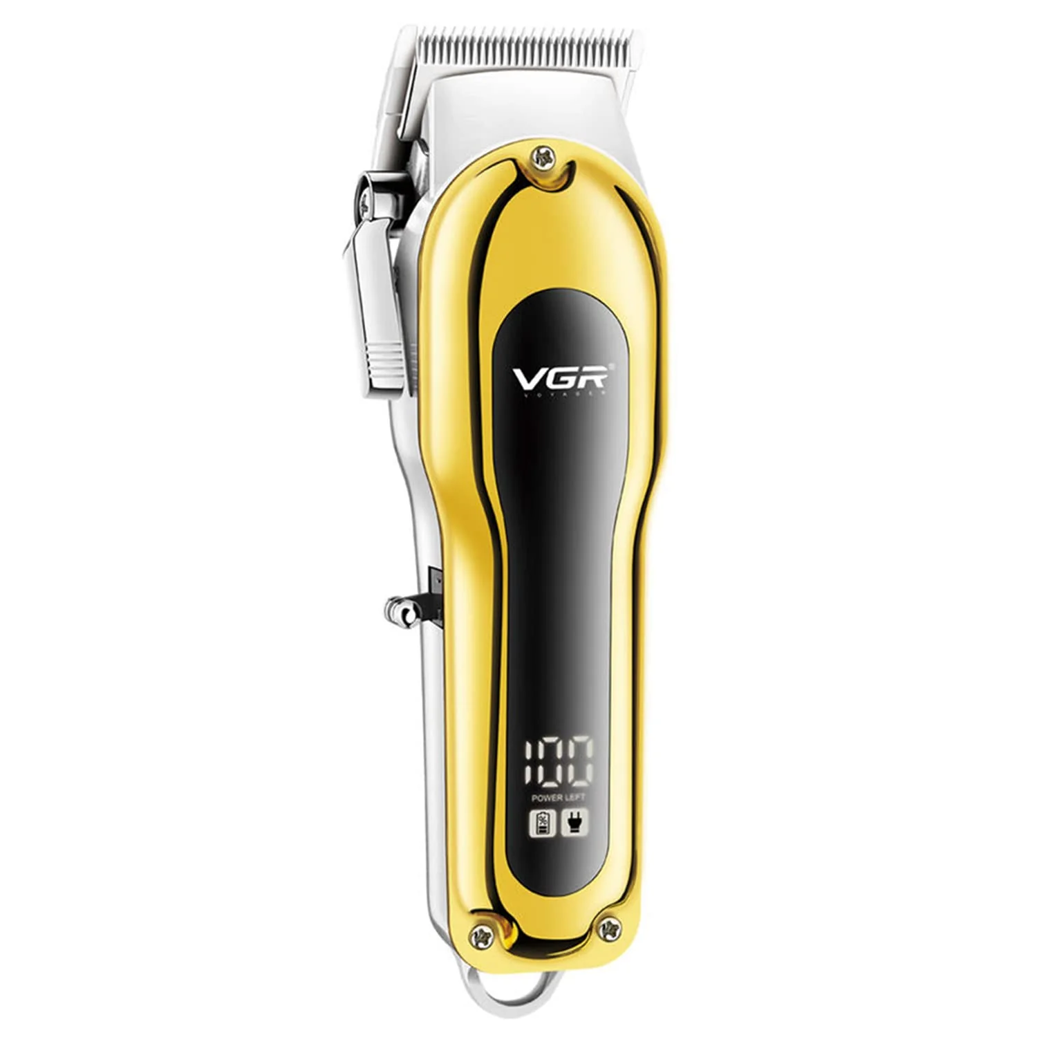 Masina de tuns profesionala, afisaj digital, incarcare USB, lama inox, VGR V680 [7]