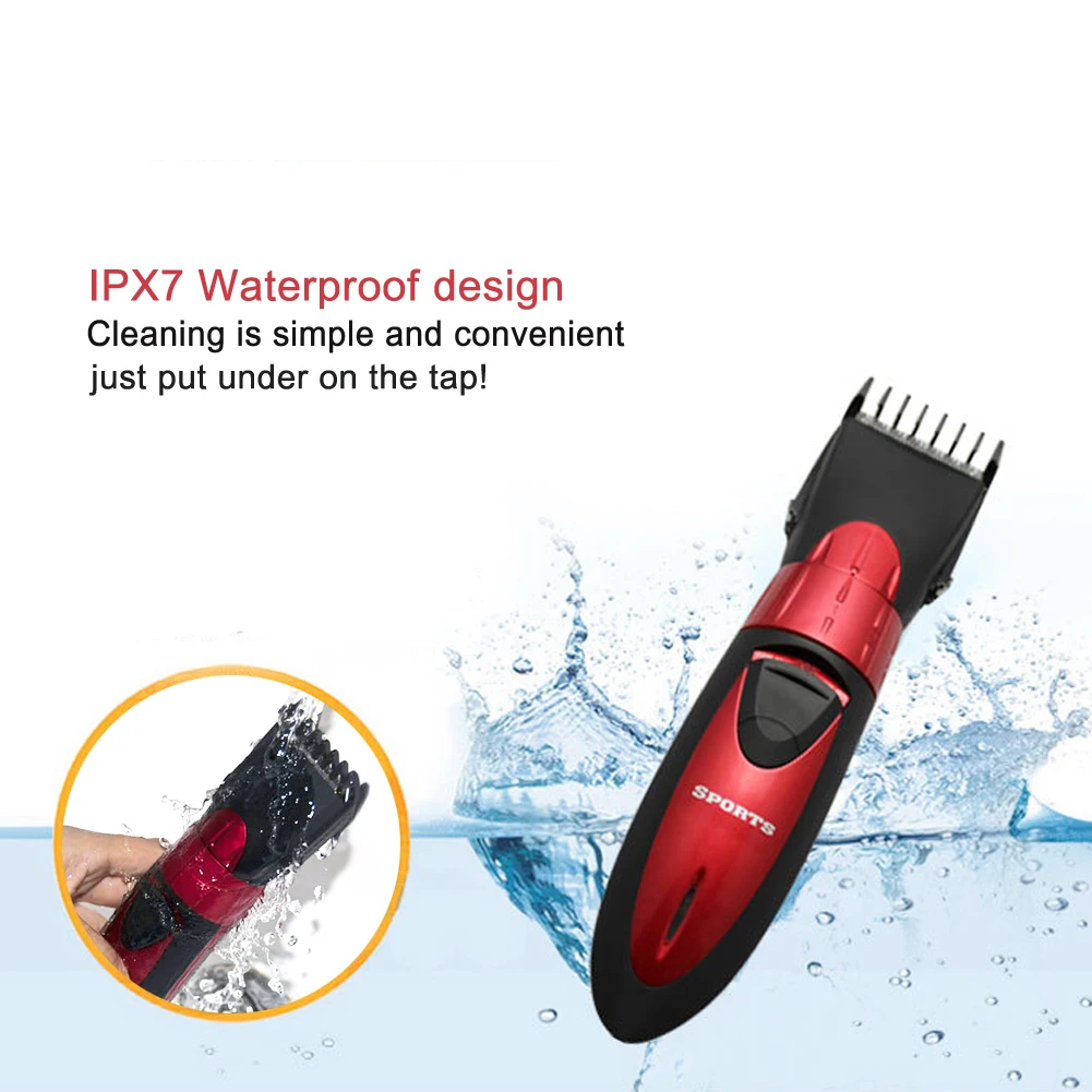 Masina de Tuns Profesionala, Fara Fir, Reincarcabila, Rezistenta la Apa, Reglaj 3–12 mm, SURKER HC-7068 [3]