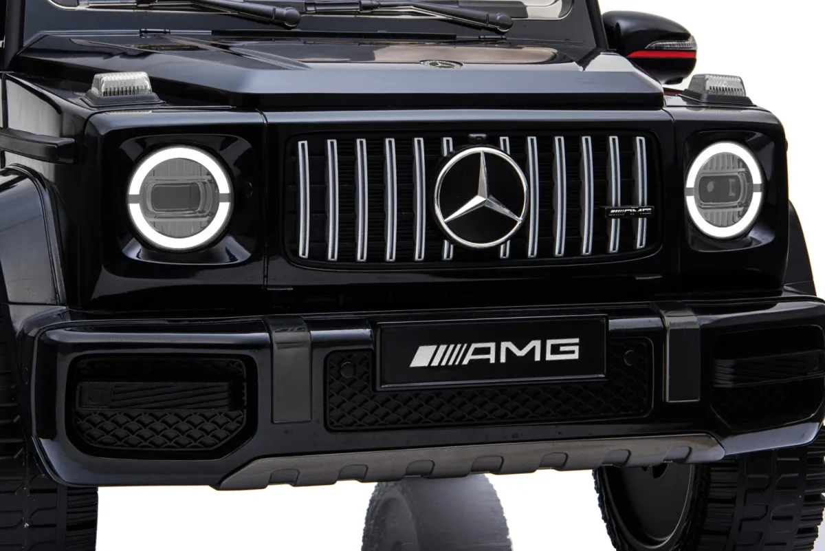 Mașină Electrică Pentru Copii Mercedes G Class, AT68, Negru, Baterie 12V, Telecomandă 2,4 GHz [3]