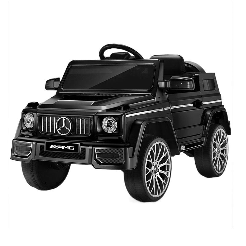 Mașină Electrică Pentru Copii Mercedes G Class, AT68, Negru, Baterie 12V, Telecomandă 2,4 GHz [5]