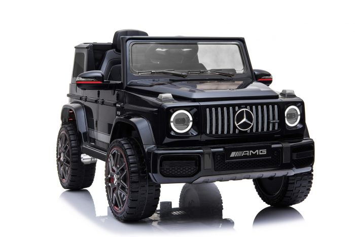 Mașină Electrică Pentru Copii Mercedes G Class, AT68, Negru, Baterie 12V, Telecomandă 2,4 GHz [8]