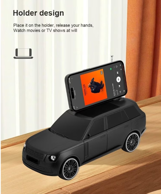 Masinuta Boxa Portabila Stil Range R, Incarcare Solara/USB, 10W, Bluetooth, Radio FM, Antena, MP3, card SD, Varianta MARE [6]