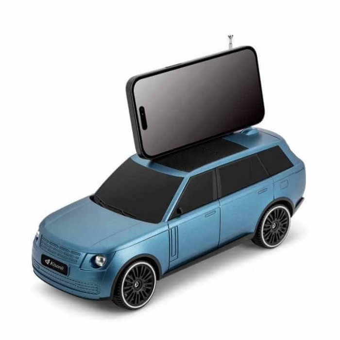 Masinuta Boxa Portabila Stil Range R, Incarcare Solara/USB, 10W, Bluetooth, Radio FM, Antena, MP3, card SD, Varianta MARE [2]