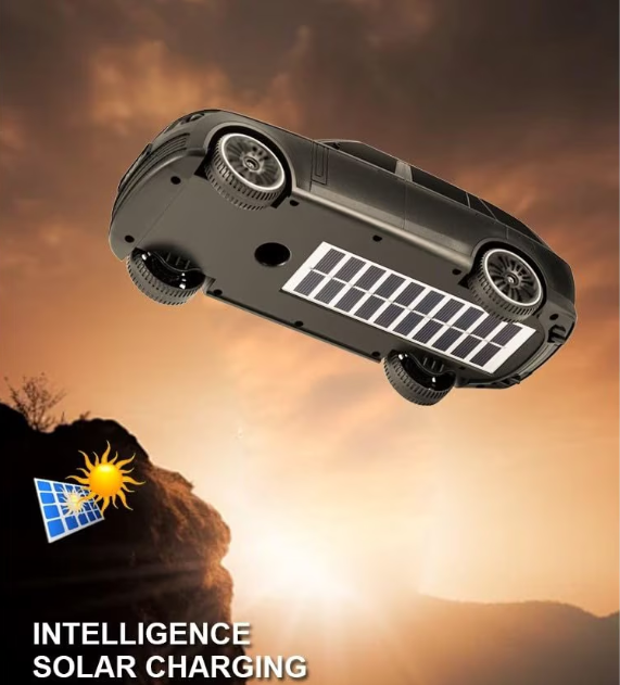 Masinuta Boxa Portabila Stil Range R, Incarcare Solara/USB, 10W, Bluetooth, Radio FM, Antena, MP3, card SD, Varianta MARE [3]