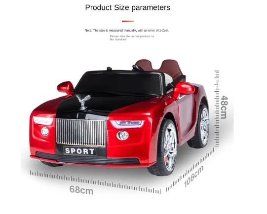 Masinuta Electrica Rolls-Royce pentru copii cu Telecomanda, 2 Motoare, Lumini si Sunete [7]