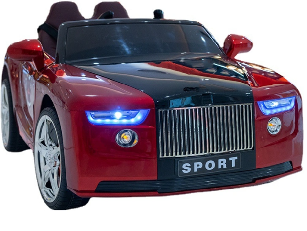 Masinuta Electrica Rolls-Royce pentru copii cu Telecomanda, 2 Motoare, Lumini si Sunete [10]