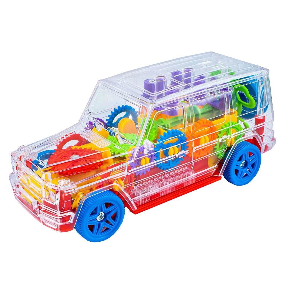 Masinuta jeep tip G Class, carcasa transparenta, cu lumina si sunet [3]
