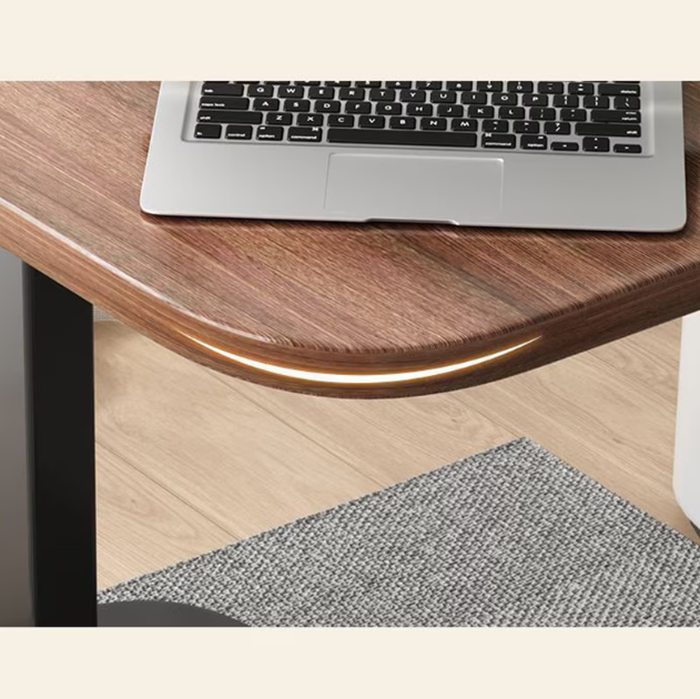 Masuta de Cafea Reglabila pe Inaltime cu Blat Rotativ, Masa Laptop Multifunctionala, MDF, Cadru Metalic Stabil [7]