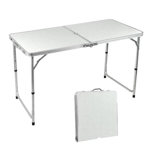 Masuta pliabila din aluminiu 120x60 / 70x50 cm, pentru camping, picnic, pescuit [4]