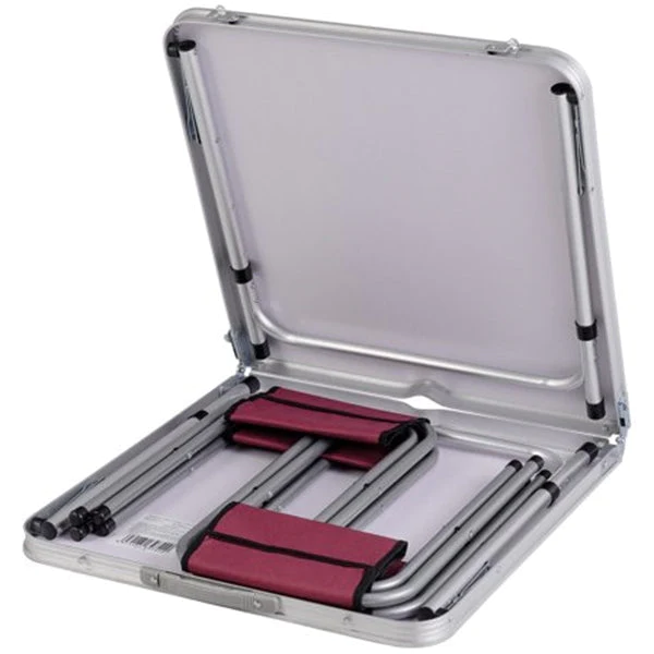 Masuta pliabila din aluminiu 120x60 / 70x50 cm, pentru camping, picnic, pescuit [6]