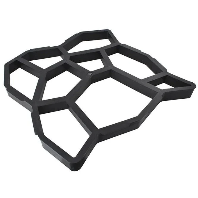Matrita cu dale pentru pavaj piatra decorativa, Negru, 32x32x4 cm [3]