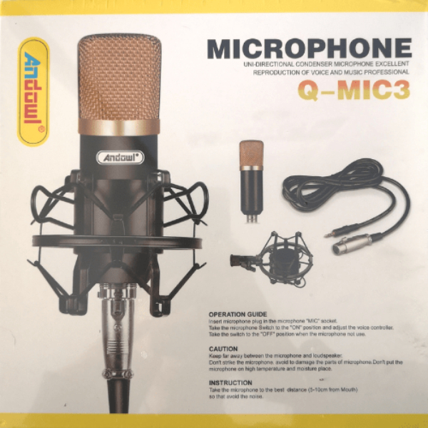Microfon profesional Andowl Q Mic3 pentru inregistrari [6]