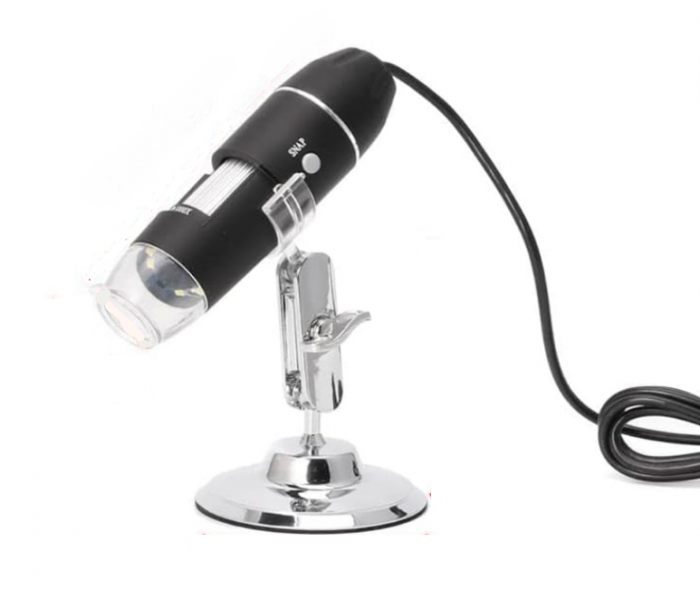 Microscop digital portabil, 1600X marire, USB, foto-video, 8 LED, zoom digital 5X [10]