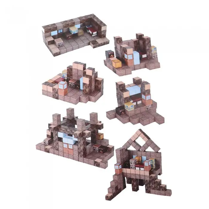 Minecube Inteligent Cuburi Magnetice De Constructie Craft, 80 Buc [5]