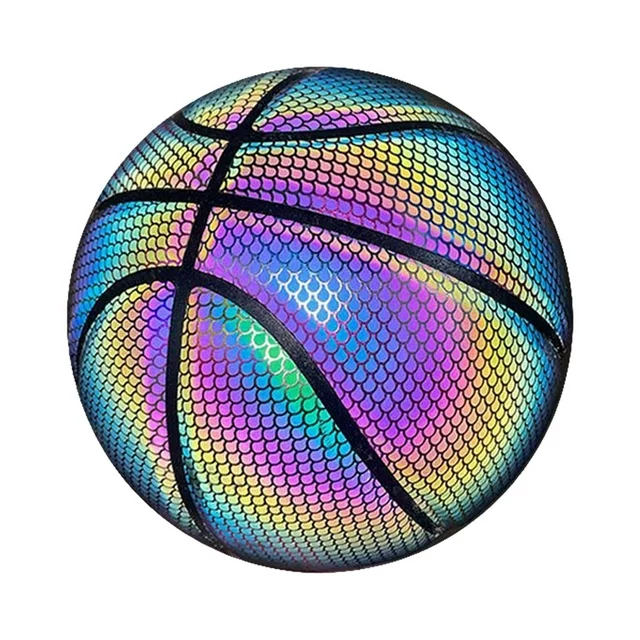 Minge Basketball reflectorizanta, design holografic, 24.5 cm [2]