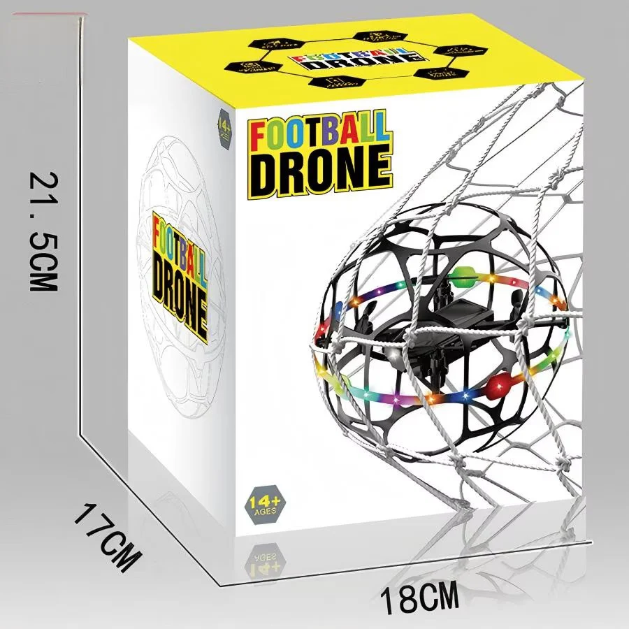 Minge Zburatoare Interactiva cu LED Multicolor, Drona OZN cu Senzori Infrarosu, Control Telecomanda, Rotire 360°, Incărcare USB [9]
