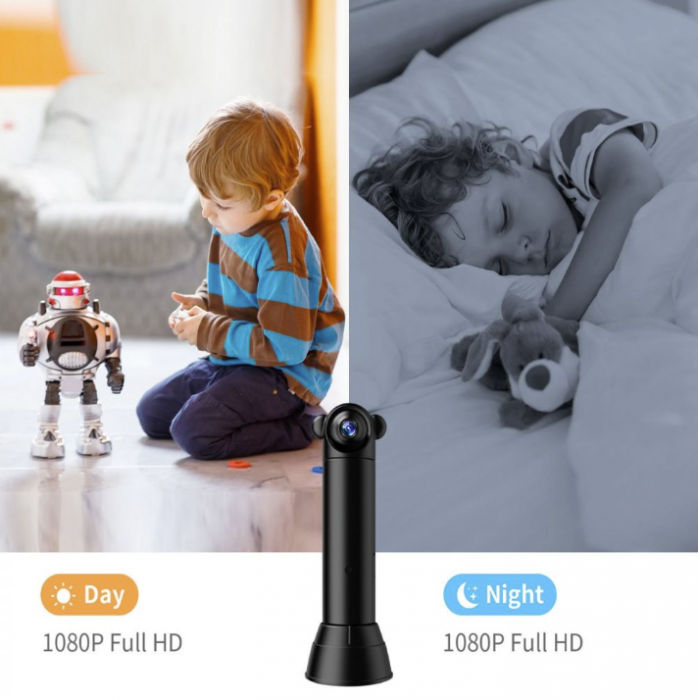 Mini camera supraveghere Andowl Q-SX82, 4K Wifi, Rotativa [4]