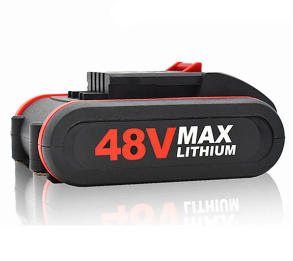 Drujba cu Acumulator 48V, fierastrau cu lant, lama 4 inch/10 cm, Li-Ion, valiza transport CADOU [5]